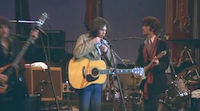 Neil Young and The Band performing 'Helpless'.